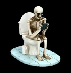 Skelett Figur Sitzt Auf WC 13 Skelett Figur Sitzt Auf WC -FIGUREN Verkäufe AMI 13879 Skelett Figur sitzt auf WC 1 1280x1280