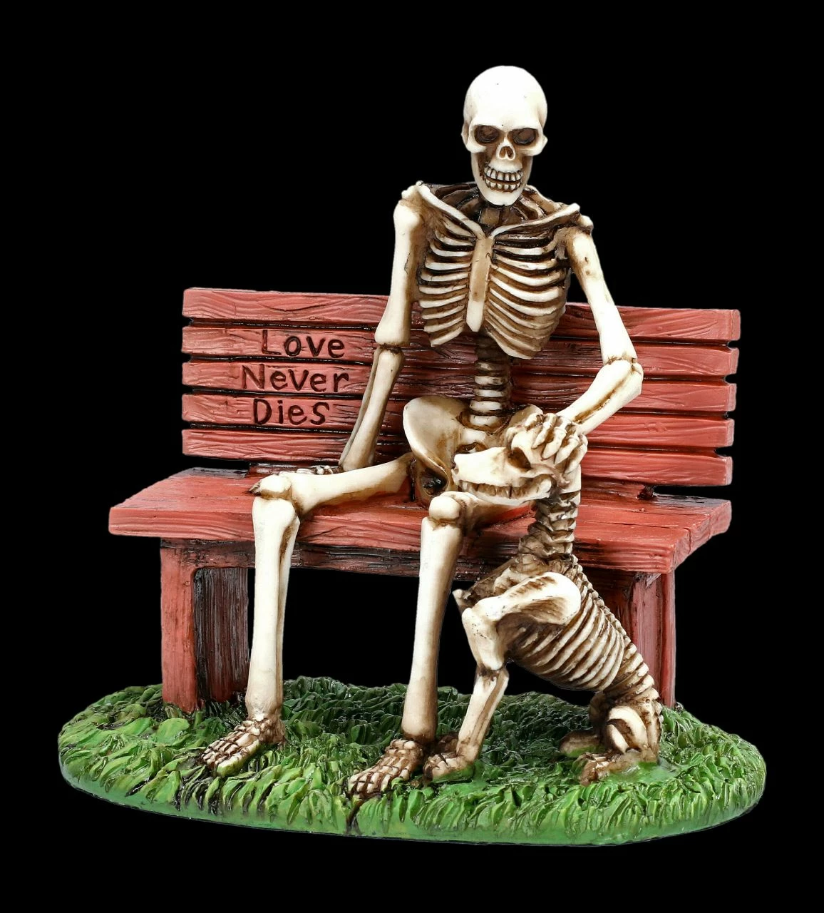 Skelett Figur Mit Hund - Love Never Dies 5 Skelett Figur Mit Hund - Love Never Dies – Bild 3