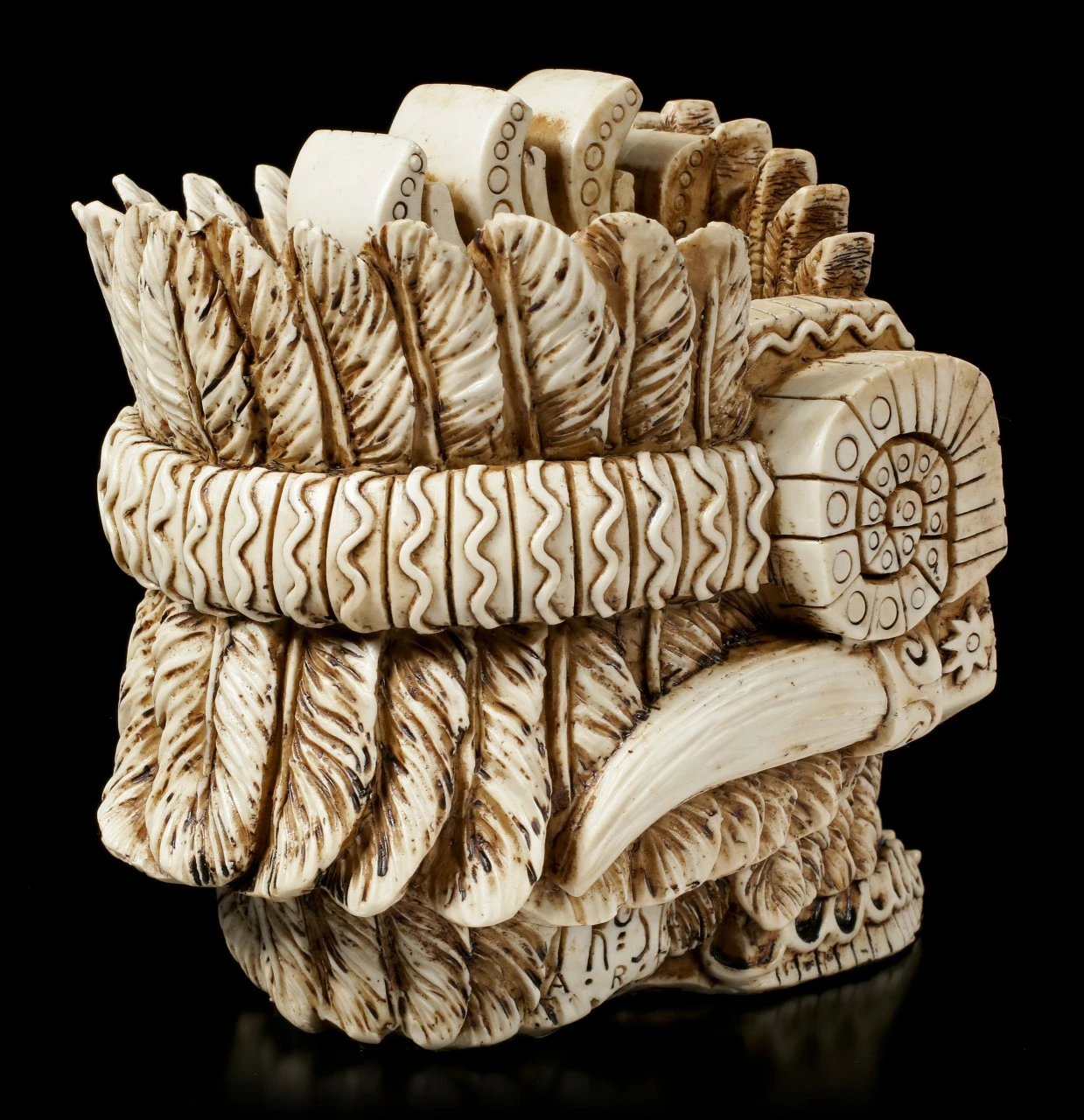 Azteken Götter Schädel - Montezuma 7 Azteken Götter Schädel - Montezuma – Bild 5