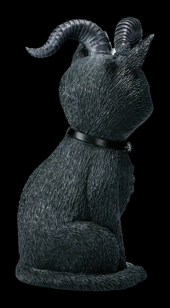 NEMESIS NOW Okkulte Katzenfigur Mit Hörnern - Pawzuph Groß 8 NEMESIS NOW Okkulte Katzenfigur Mit Hörnern - Pawzuph Groß – Bild 6
