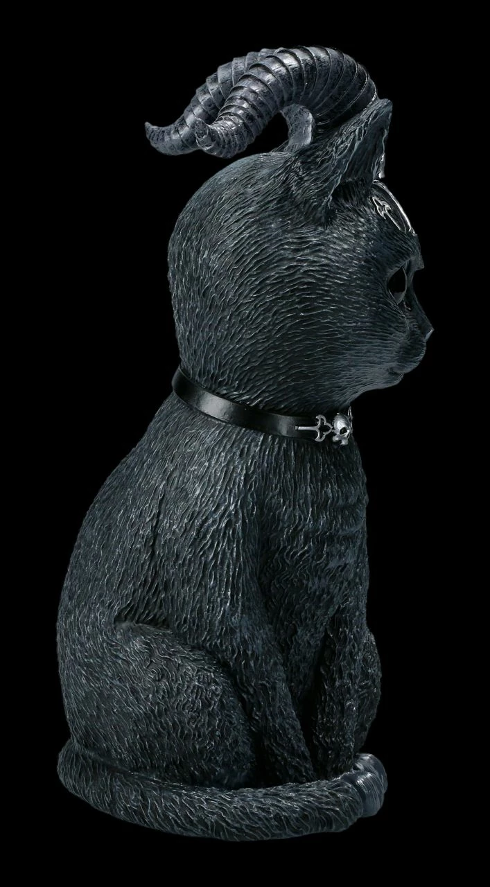 NEMESIS NOW Okkulte Katzenfigur Mit Hörnern - Pawzuph Groß 9 NEMESIS NOW Okkulte Katzenfigur Mit Hörnern - Pawzuph Groß – Bild 7