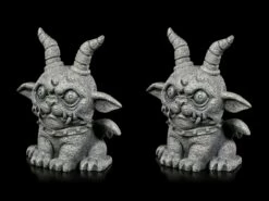 Gargoyle Figuren - Verrückter Dämon 2er Set -FIGUREN Verkäufe Baby Gargoyle Figuren Mit Halsband 2er Set 2 1280x1280