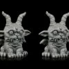 Gargoyle Figuren - Verrückter Dämon 2er Set 2 Gargoyle Figuren - Verrückter Dämon 2er Set -FIGUREN Verkäufe Baby Gargoyle Figuren Mit Halsband 2er Set 1280x1280