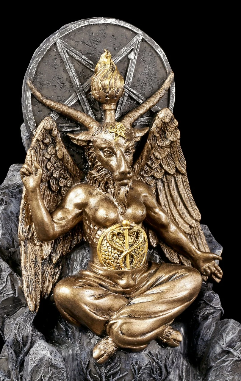 Backflow Räucherkegelhalter - Baphomet 8 Backflow Räucherkegelhalter - Baphomet – Bild 6