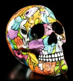 Bunter Comic Totenkopf - Calypso