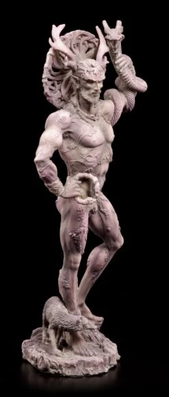 Götter Figur - Gehörnter Cernunnos - Grau-lila -FIGUREN Verkäufe Cernunnos Figur 2581c6cbe41942 1280x1280