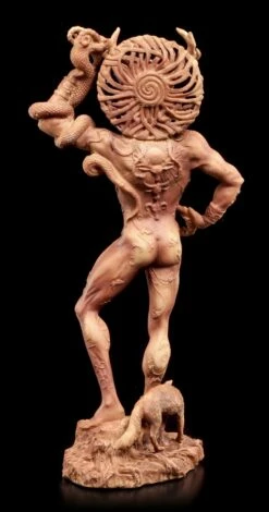 Götter Figur - Gehörnter Cernunnos - Terrakottafarben -FIGUREN Verkäufe Cernunnos Figur 3 1280x1280