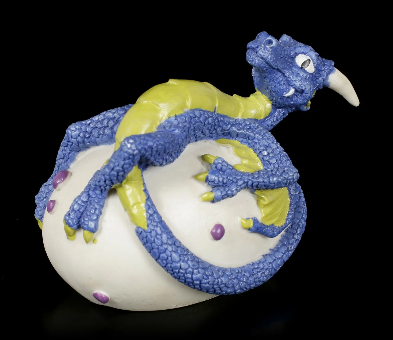 Niedliche Drachen Figur - Fauler Velz 4 Niedliche Drachen Figur - Fauler Velz – Bild 2