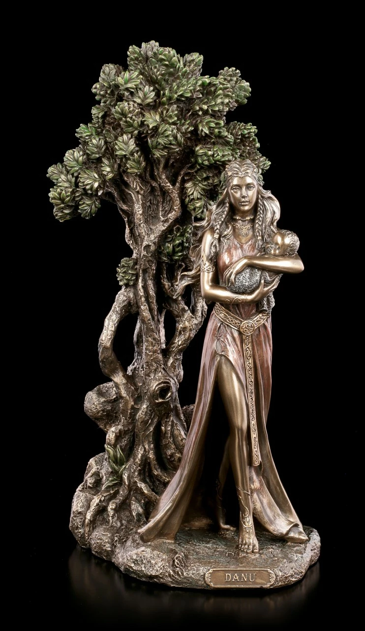 Danu Figur - Keltische Göttin Mit Baby 4 Danu Figur - Keltische Göttin Mit Baby – Bild 2