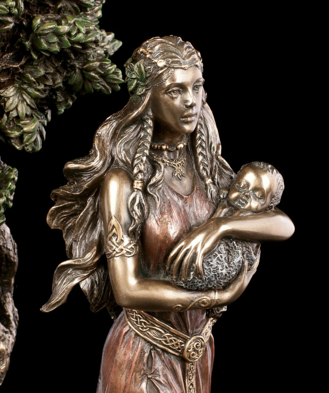 Danu Figur - Keltische Göttin Mit Baby 9 Danu Figur - Keltische Göttin Mit Baby – Bild 7