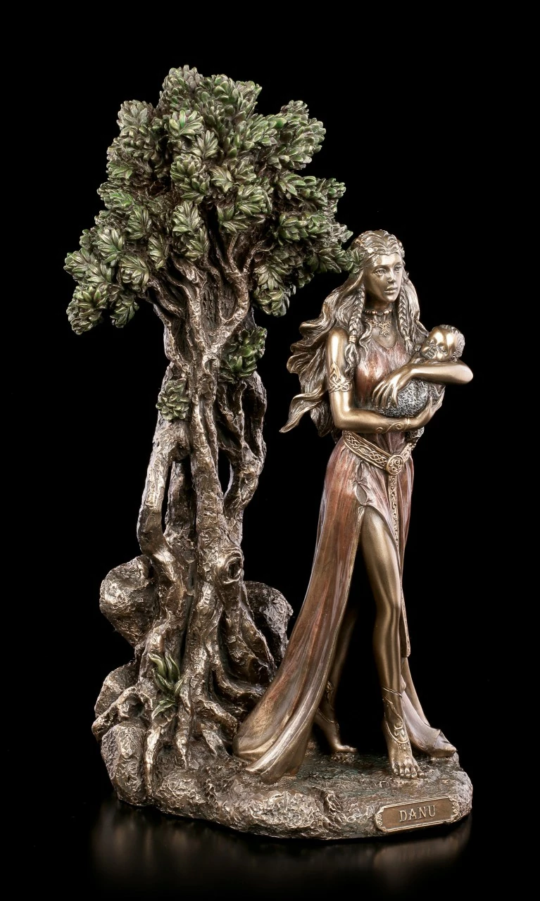 Danu Figur - Keltische Göttin Mit Baby 3 Danu Figur - Keltische Göttin Mit Baby