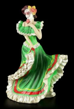 Flamenco Tänzerin - Day Of The Dead - Grün -FIGUREN Verkäufe Day Dead Flamenco Gruen 2 1280x1280