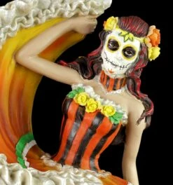 Flamenco Tänzerin - Day Of The Dead - Orange -FIGUREN Verkäufe Day Dead Flamenco Orange 9 1280x1280