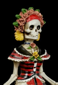 Skelett Figur - Rote Senorita DOD -FIGUREN Verkäufe Day Of The Dead Skelett Figur Rote Senorita 5 1280x1280