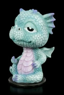 Blauer Drache - Wackelkopf Figur -FIGUREN Verkäufe Drache Blau Wackelkopf Figur 2 1280x1280