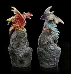 Drachen Auf Stein Mit LED - 2er Set -FIGUREN Verkäufe Drachen Auf Stein Mit LED Beleuchtung 2er Set 4 1280x1280