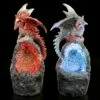 Drachen Auf Stein Mit LED - 2er Set -FIGUREN Verkäufe Drachen Auf Stein Mit LED Beleuchtung 2er Set 1280x1280
