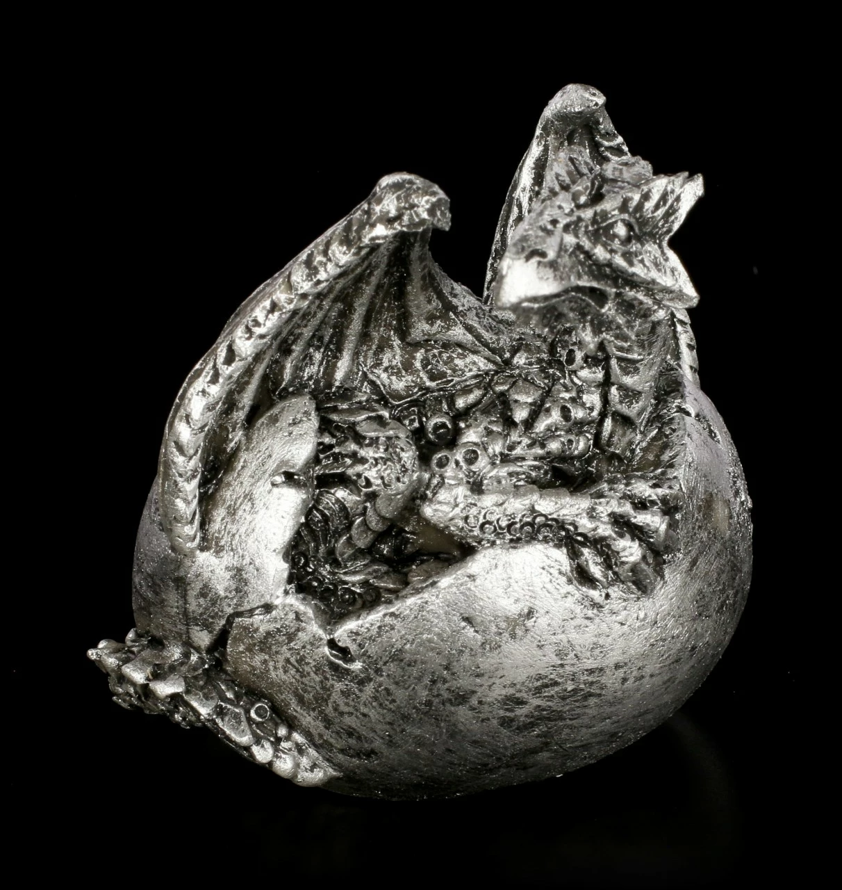 Drachen Baby 4er Set - Silberfarben 8 Drachen Baby 4er Set - Silberfarben – Bild 6