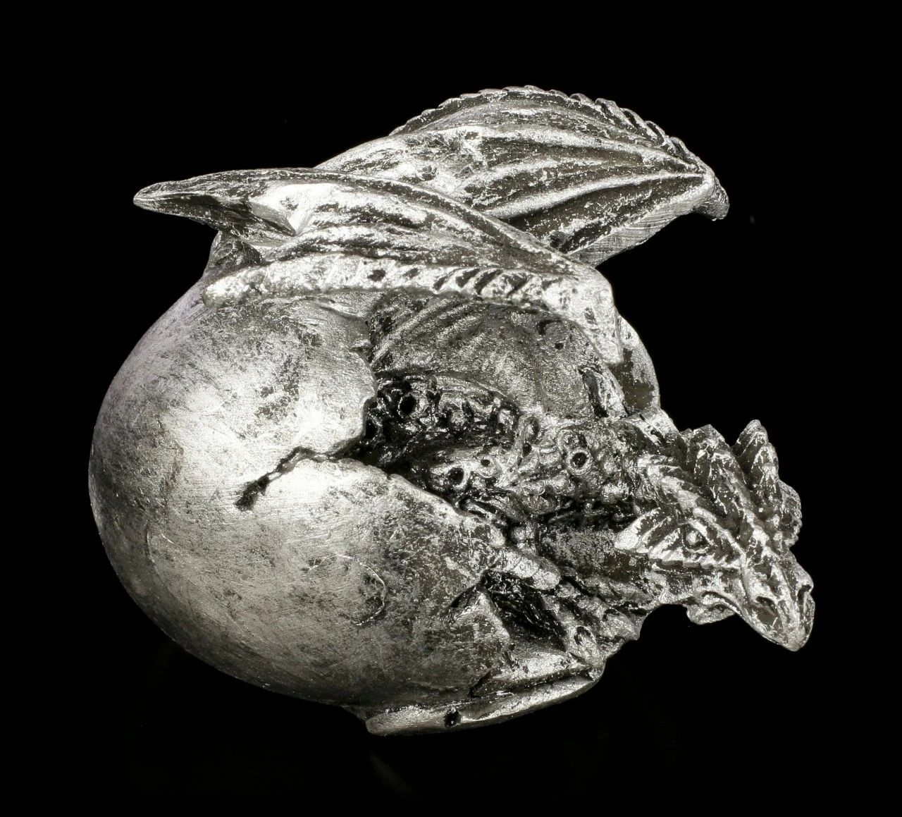 Drachen Baby 4er Set - Silberfarben 11 Drachen Baby 4er Set - Silberfarben – Bild 9