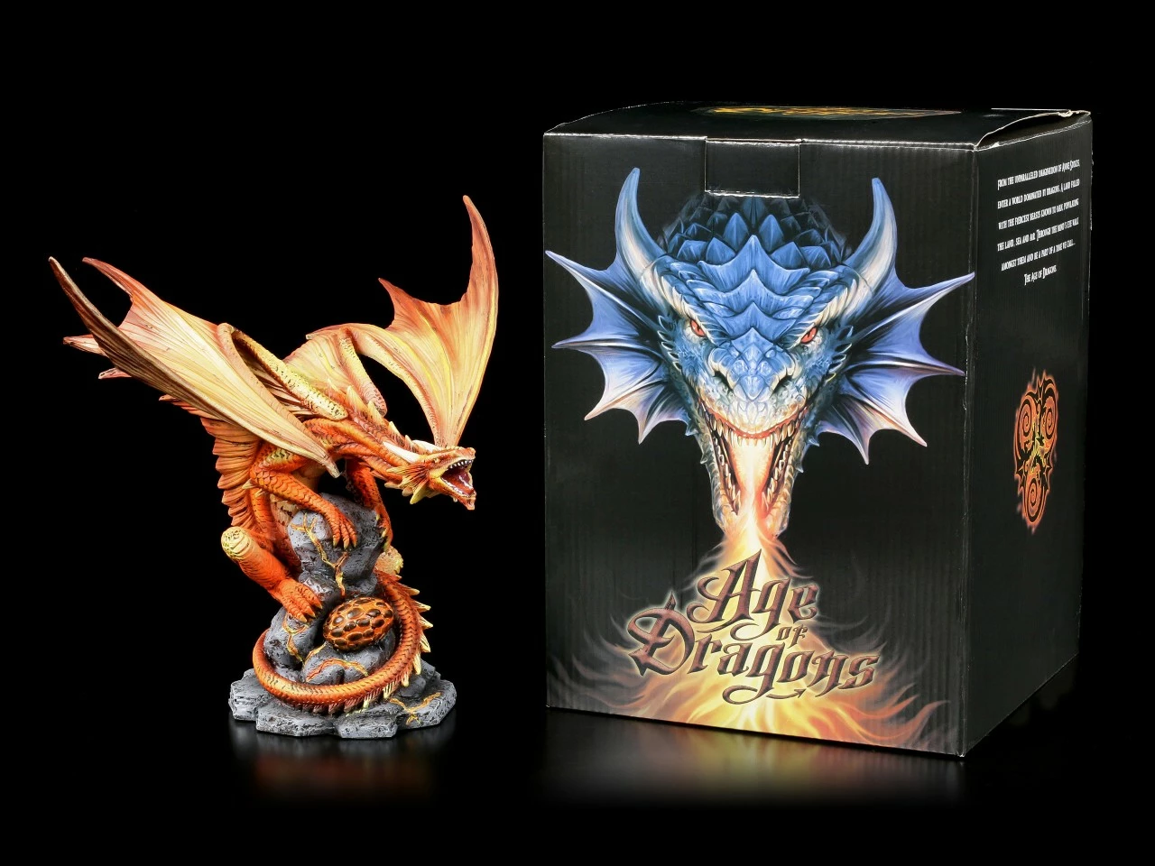 Drachen Figur - Adult Fire Dragon 9 Drachen Figur - Adult Fire Dragon – Bild 7