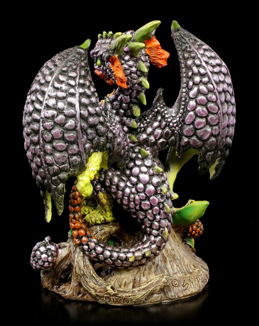 Drachen Figur - Blackberry Dragon By Stanley Morrison 6 Drachen Figur - Blackberry Dragon By Stanley Morrison – Bild 4