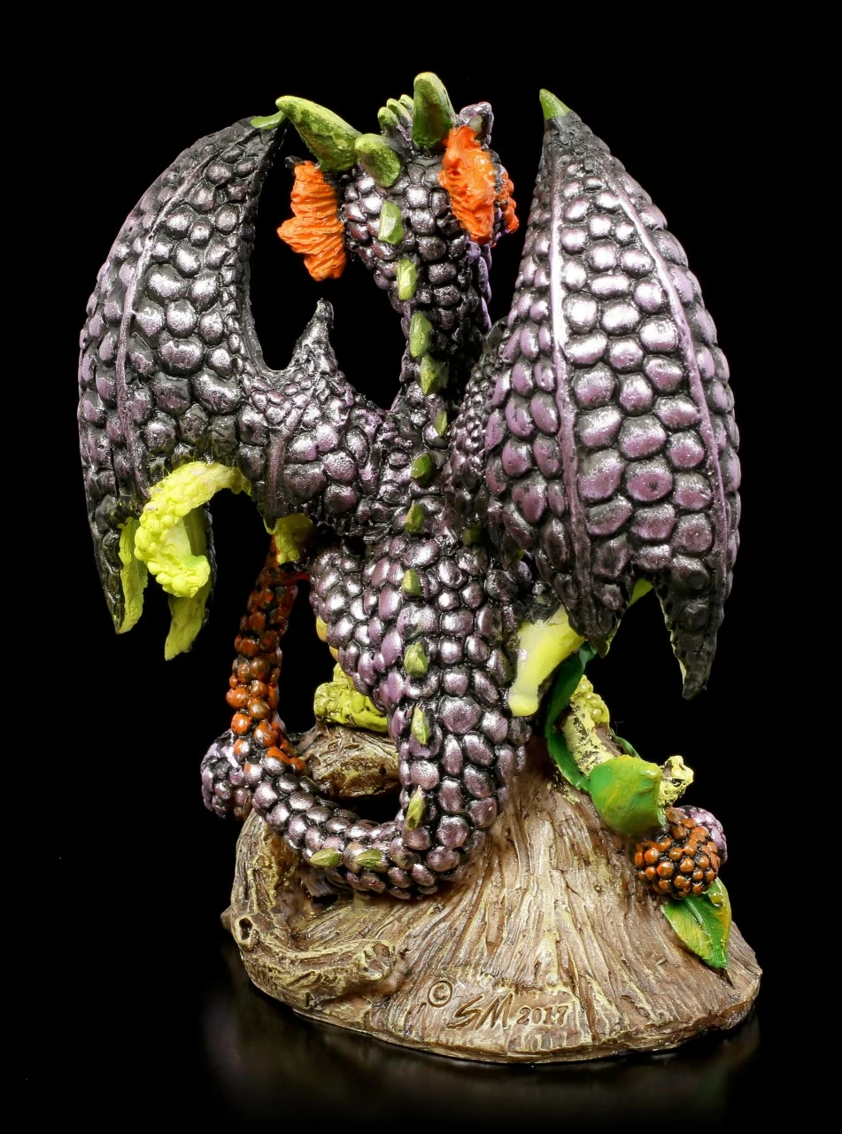 Drachen Figur - Blackberry Dragon By Stanley Morrison 7 Drachen Figur - Blackberry Dragon By Stanley Morrison – Bild 5