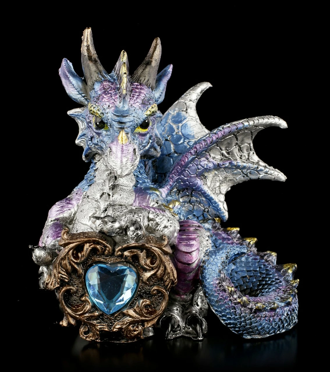 Drachen Figur - Blue Heart 4 Drachen Figur - Blue Heart – Bild 2