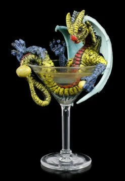 Drachen Figur Im Martini Glas