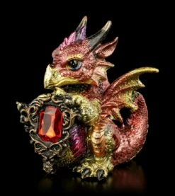 Drachen Figur - Red Ruby