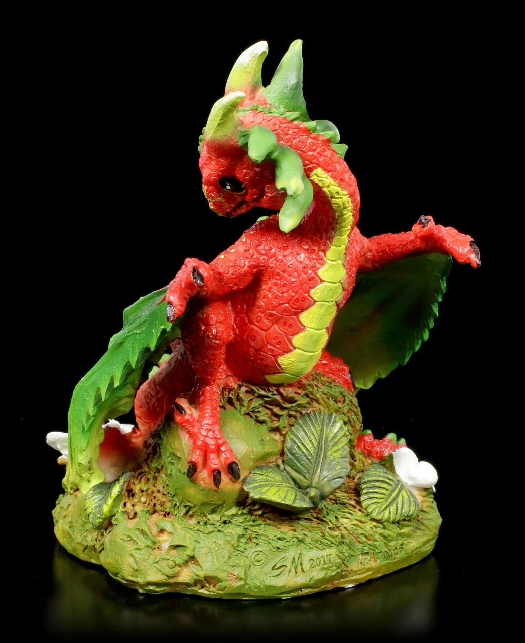 Drachen Figur - Strawberry Dragon By Stanley Morrison 5 Drachen Figur - Strawberry Dragon By Stanley Morrison – Bild 3