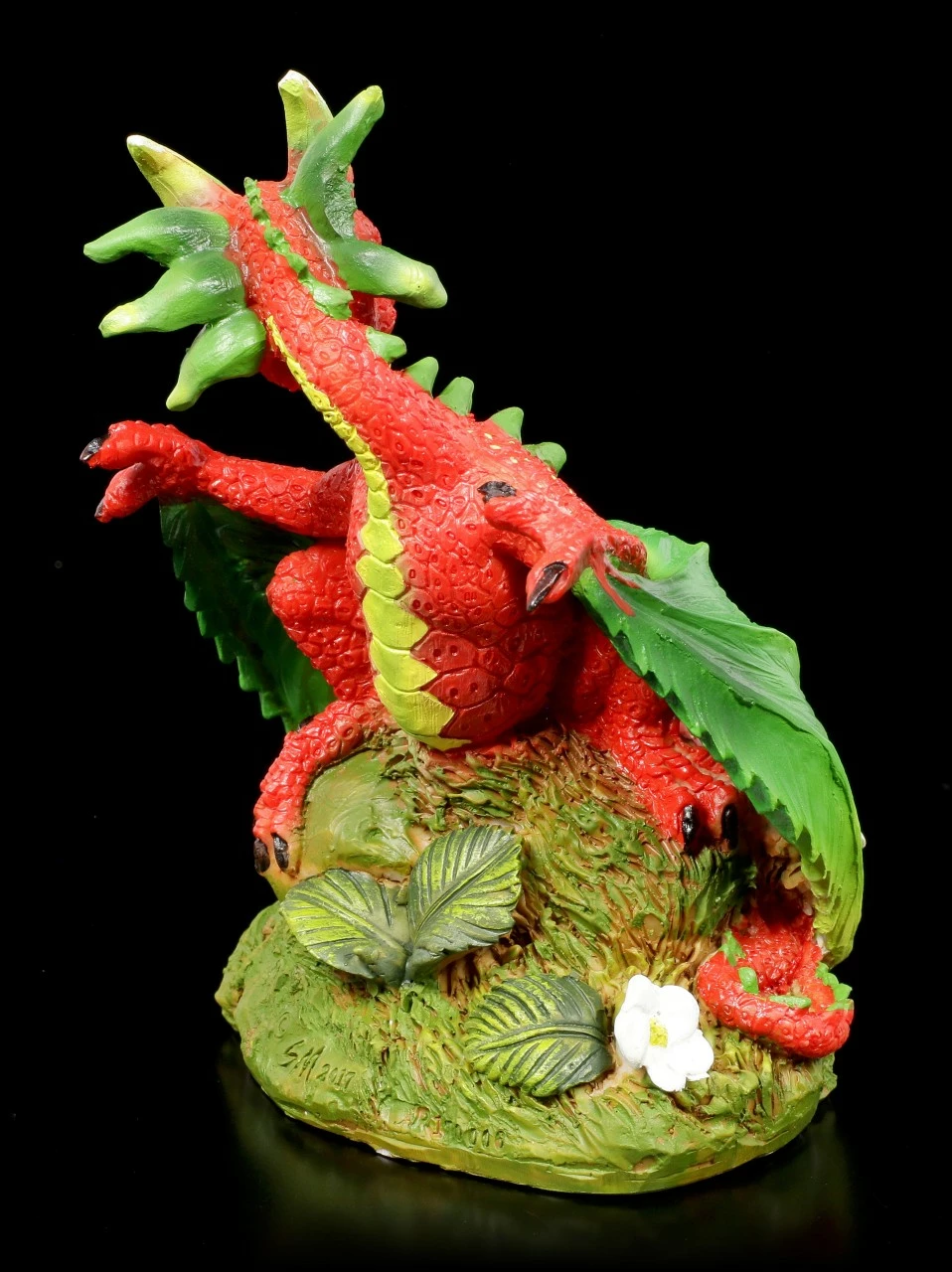 Drachen Figur - Strawberry Dragon By Stanley Morrison 6 Drachen Figur - Strawberry Dragon By Stanley Morrison – Bild 4