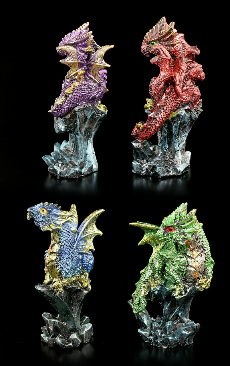 Drachen Figuren 4er Set - Dragonling Brood 3 Drachen Figuren 4er Set - Dragonling Brood – Bild 2