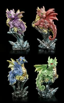 Drachen Figuren 4er Set - Dragonling Brood