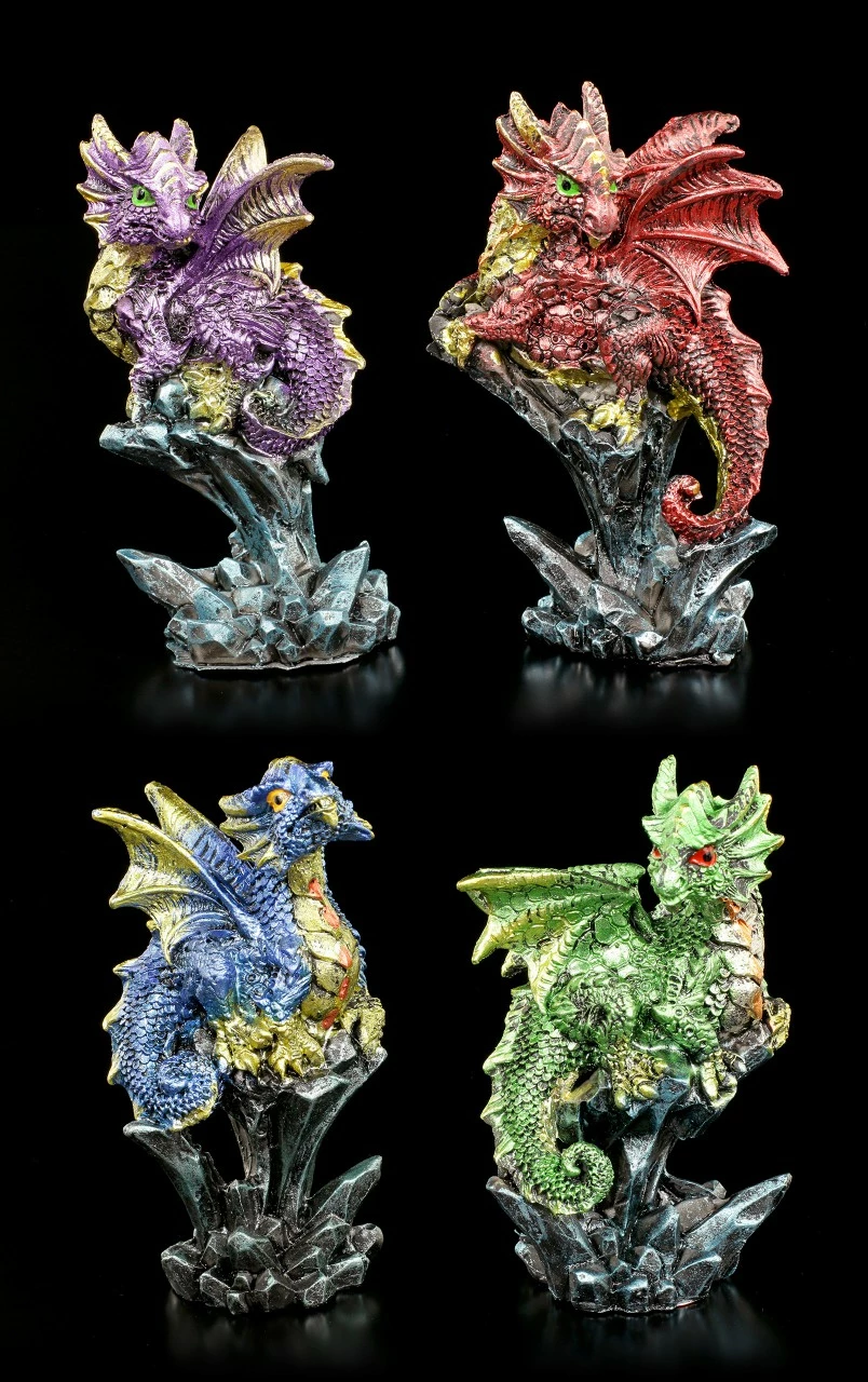 Drachen Figuren 4er Set - Dragonling Brood 2 Drachen Figuren 4er Set - Dragonling Brood