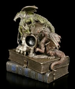 Drachen Mit Totenkopf Auf Büchern -FIGUREN Verkäufe Drachen Mit Totenkopf Auf Buechern 2 1280x1280