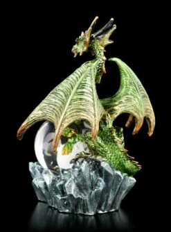 Drachenfigur Mit Schneekugel - Emerald Oracle 12 Drachenfigur Mit Schneekugel - Emerald Oracle -FIGUREN Verkäufe Drachen Schneekugel Emerald Oracle 3 1280x1280