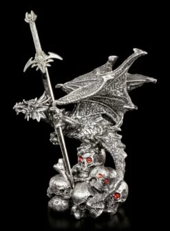 Brieföffner - Drache Ysera Mit Totenköpfen