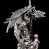 Brieföffner - Drache Balor Mit Totenköpfen -FIGUREN Verkäufe Drachen Totenkopf Briefoeffner 1280x1280