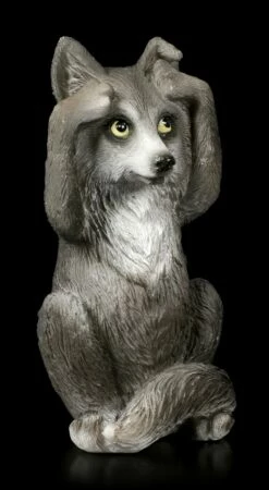 NEMESIS NOW Drei Weise Wolf Figuren - Nichts Böses -FIGUREN Verkäufe Drei Weise Wolf Figuren Nichts Boeses 4 1280x1280