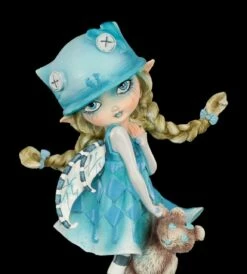 Elfen Figur Mit Teddy - Blue Monday -FIGUREN Verkäufe Elfe Blau Monday 9 1280x1280