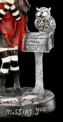 Elfen Figur Mit Eule - Missing You -FIGUREN Verkäufe Elfe Rot Missing 10 1280x1280