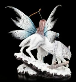 Elfen Figur - Lupara Mit Wolf Und Schussbereitem Bogen -FIGUREN Verkäufe Elfen Bogen Wolf 3 1280x1280