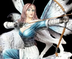 Elfen Figur - Lupara Mit Wolf Und Schussbereitem Bogen -FIGUREN Verkäufe Elfen Bogen Wolf 4 1280x1280