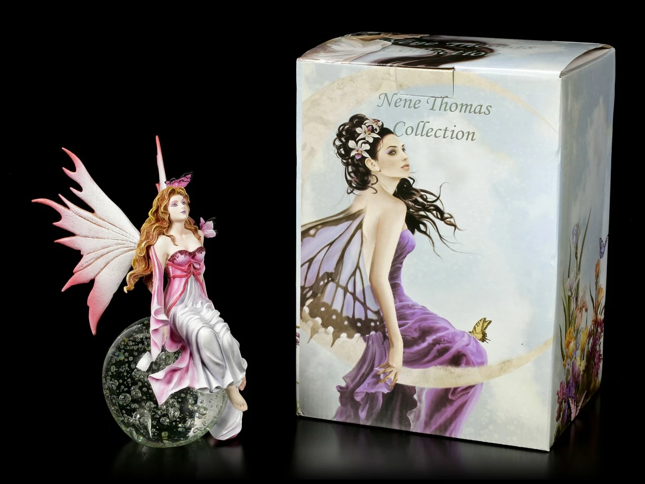 Elfen Figur Auf Glaskugel - Daybreak By Nene Thomas 10 Elfen Figur Auf Glaskugel - Daybreak By Nene Thomas – Bild 8