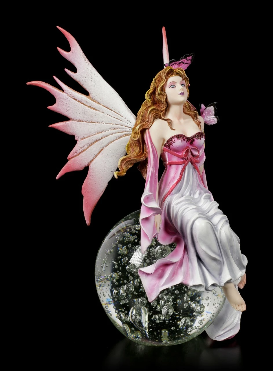 Elfen Figur Auf Glaskugel - Daybreak By Nene Thomas 4 Elfen Figur Auf Glaskugel - Daybreak By Nene Thomas – Bild 2