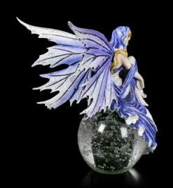 Elfen Figur Auf Glaskugel - Blue Dream -FIGUREN Verkäufe Elfen Figur Auf Glaskugel Blue Dream 4 1280x1280
