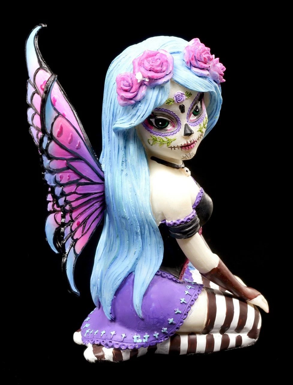 NEMESIS NOW Elfen Figur Azula - Sugar Skull Fairy 4 NEMESIS NOW Elfen Figur Azula - Sugar Skull Fairy – Bild 2