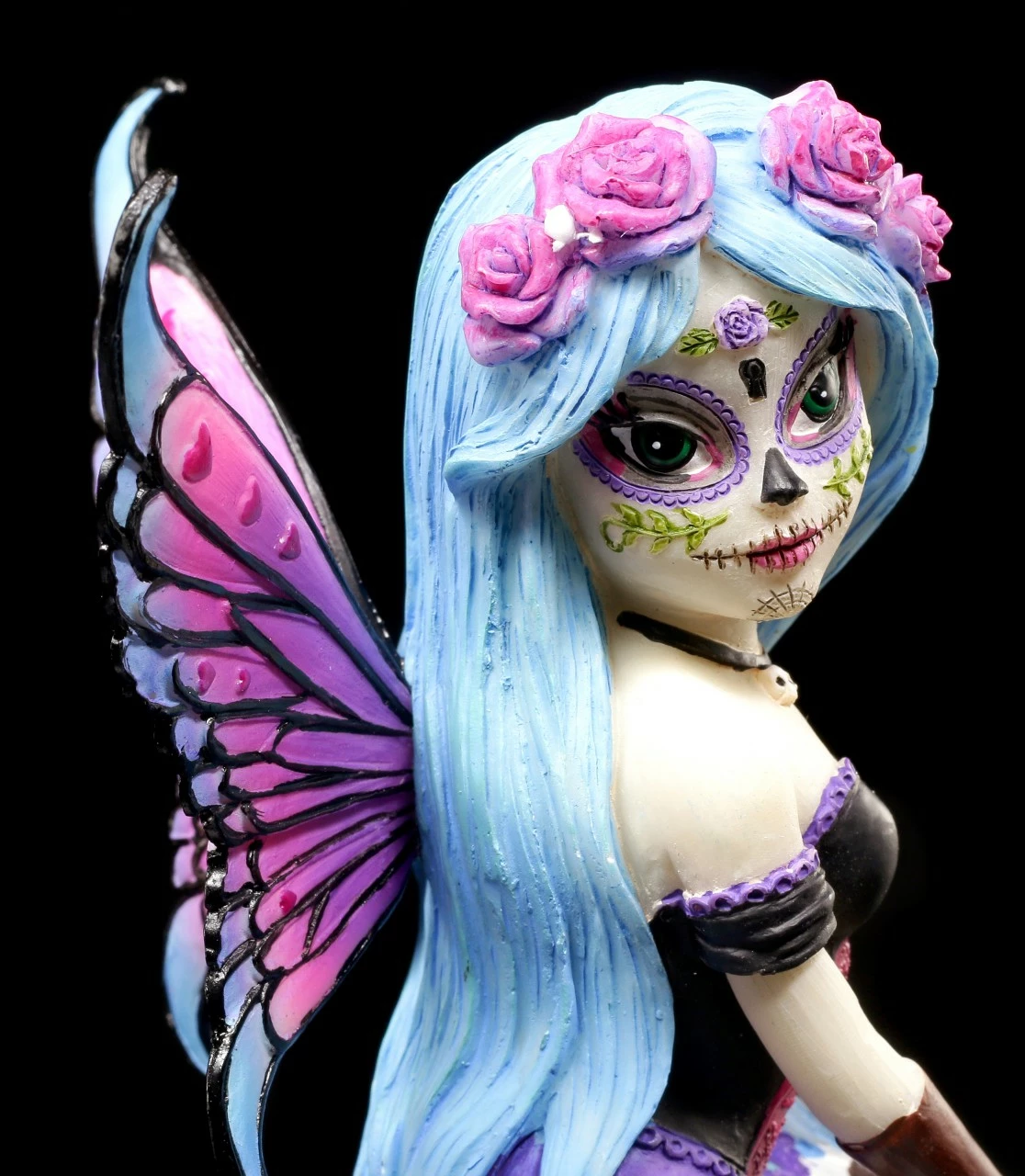 NEMESIS NOW Elfen Figur Azula - Sugar Skull Fairy 7 NEMESIS NOW Elfen Figur Azula - Sugar Skull Fairy – Bild 5