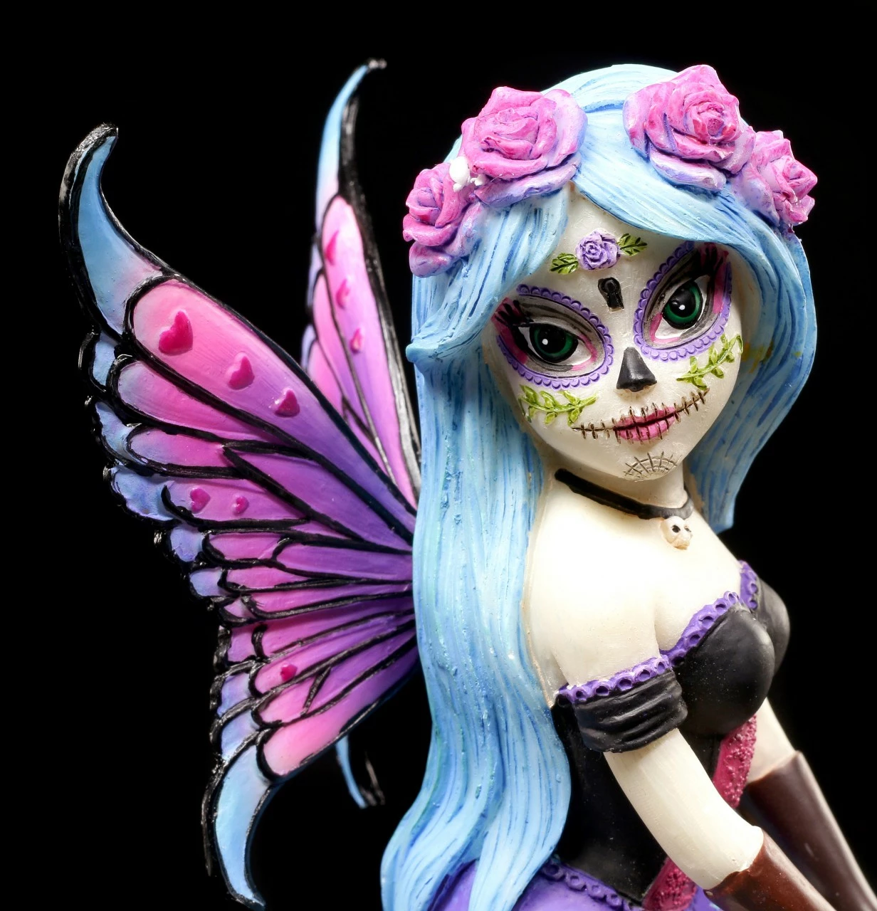 NEMESIS NOW Elfen Figur Azula - Sugar Skull Fairy 8 NEMESIS NOW Elfen Figur Azula - Sugar Skull Fairy – Bild 6