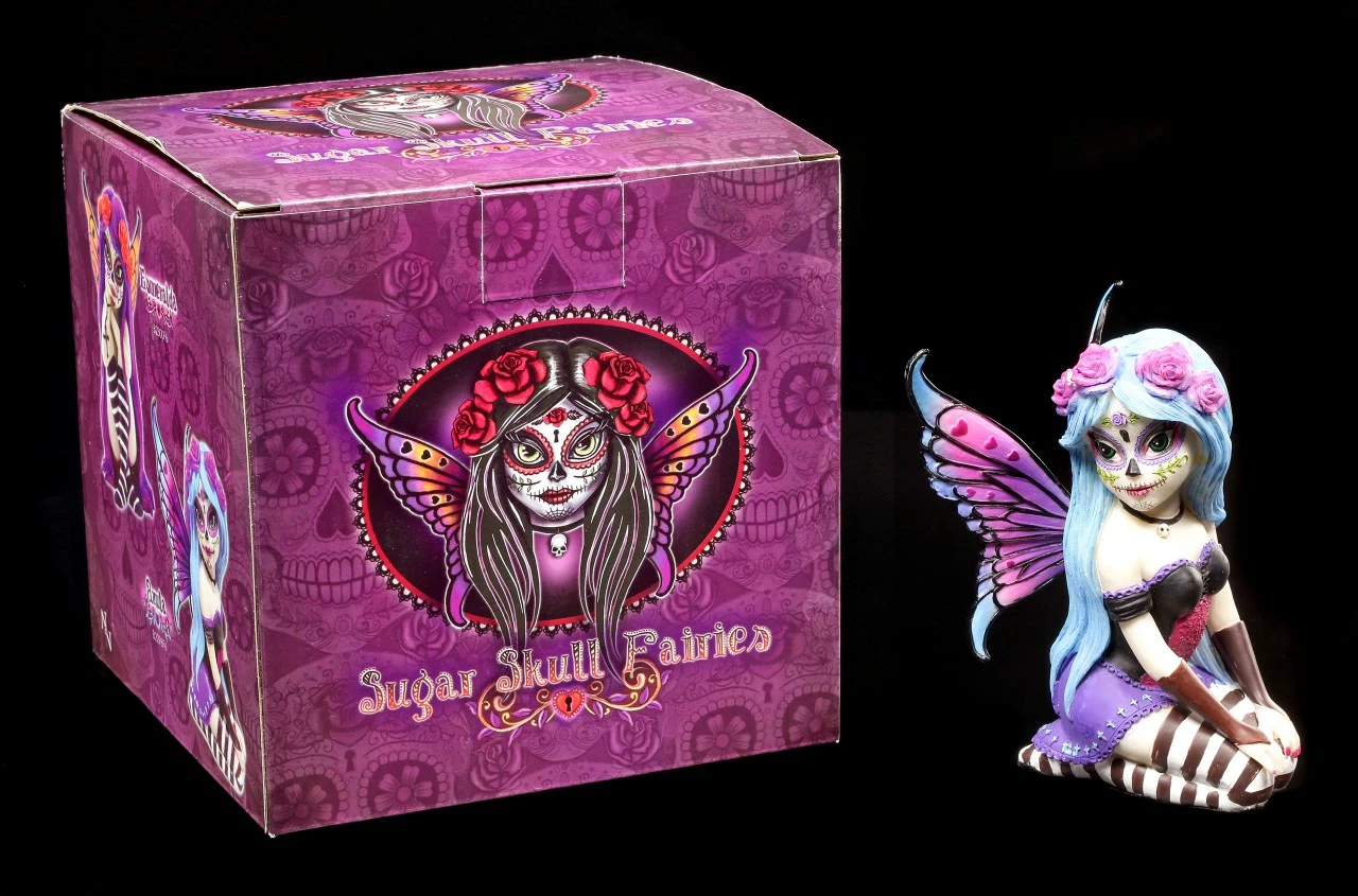 NEMESIS NOW Elfen Figur Azula - Sugar Skull Fairy 9 NEMESIS NOW Elfen Figur Azula - Sugar Skull Fairy – Bild 7